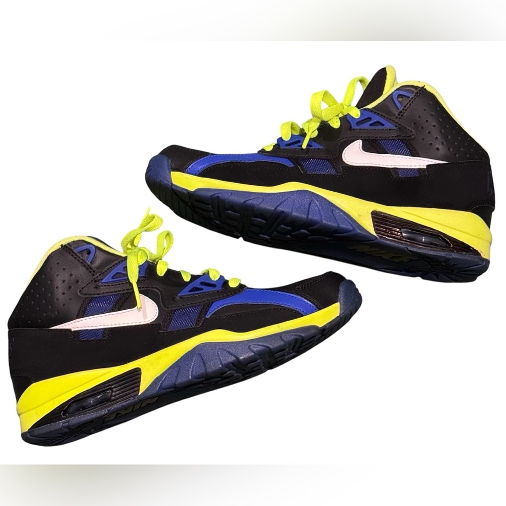 Nike Air Trainer SC 🏀 Bo Jackson Black Blue Voltage Athletic Sneakers YOUTH